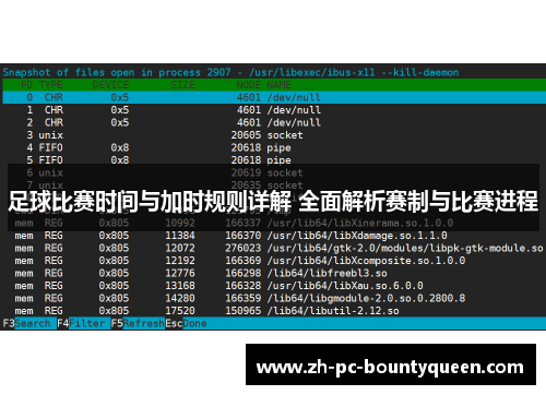 足球比赛时间与加时规则详解 全面解析赛制与比赛进程